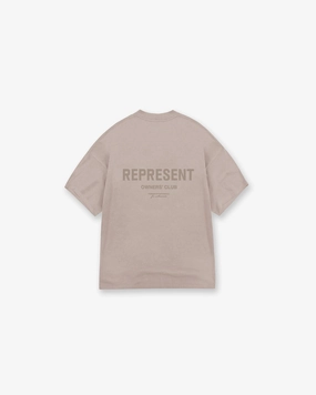 Represent Owners Club T-Shirt - Mushroom Flex Fit casual top