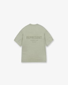 Represent Owners Club T-Shirt - Pastel Green Comfy Vibes Cozy Vibe
