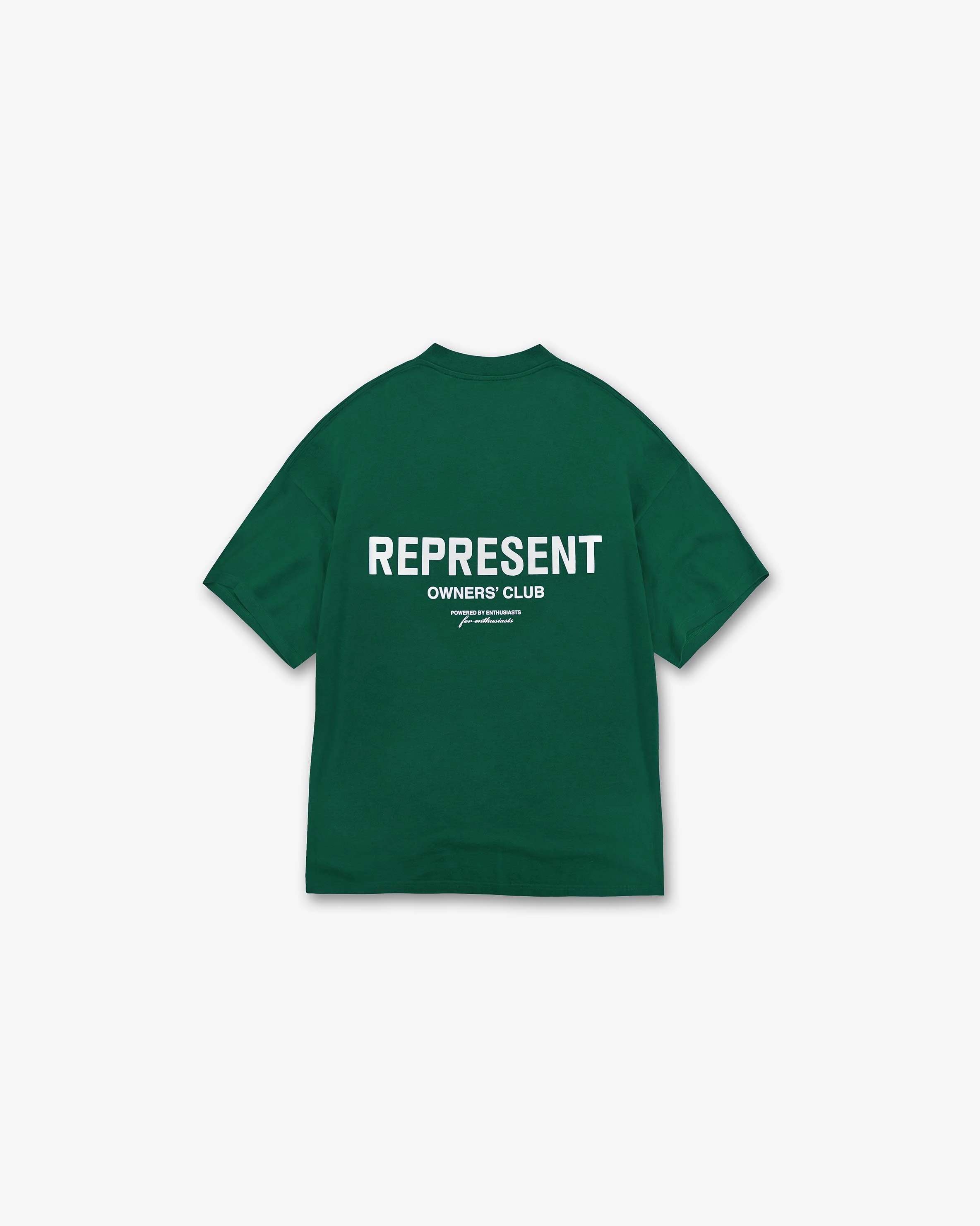 Represent Owners Club T-Shirt - Racing Green Travel Essential Active Trend