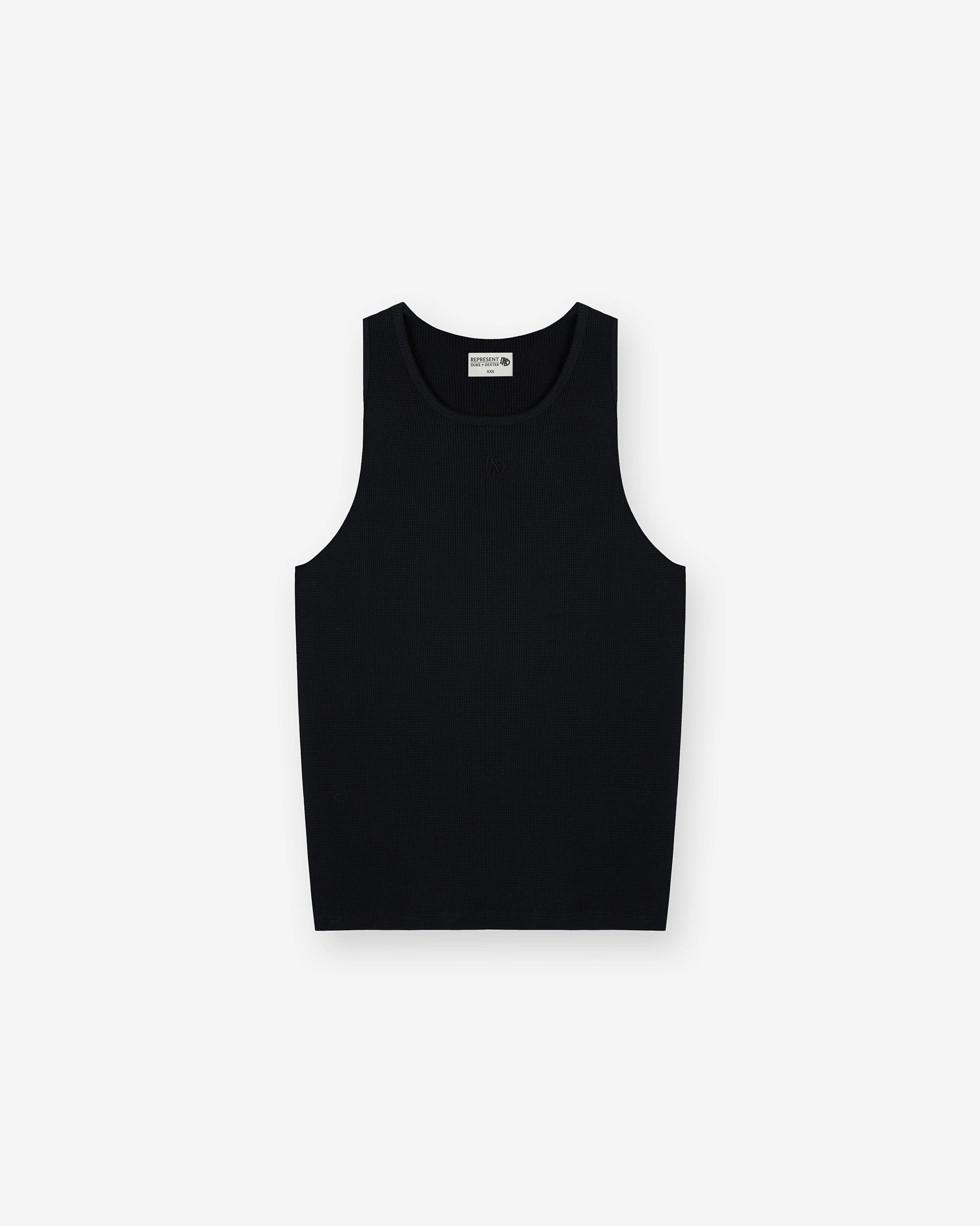 oversized but not shapeless Represent X Duke   Dexter Ribbed Vest - Black