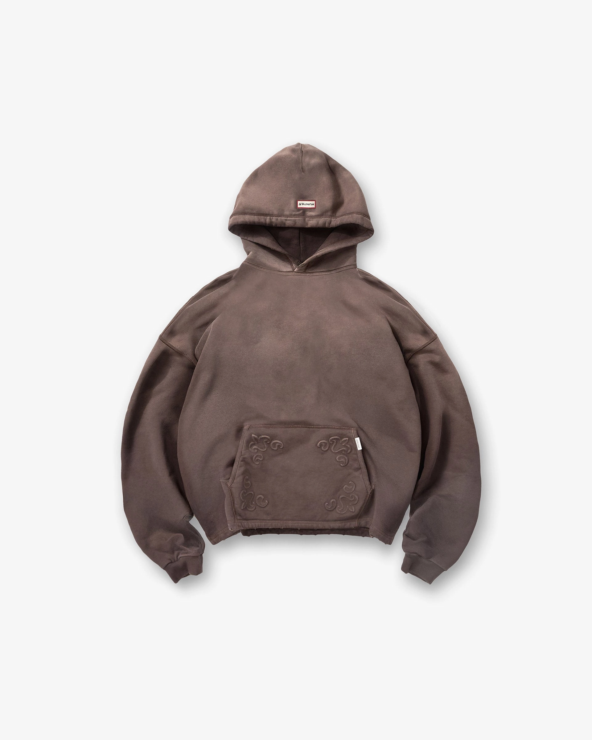 Represent X Hunter Hoodie - Stained Brown Cool Breeze Minimal Layers