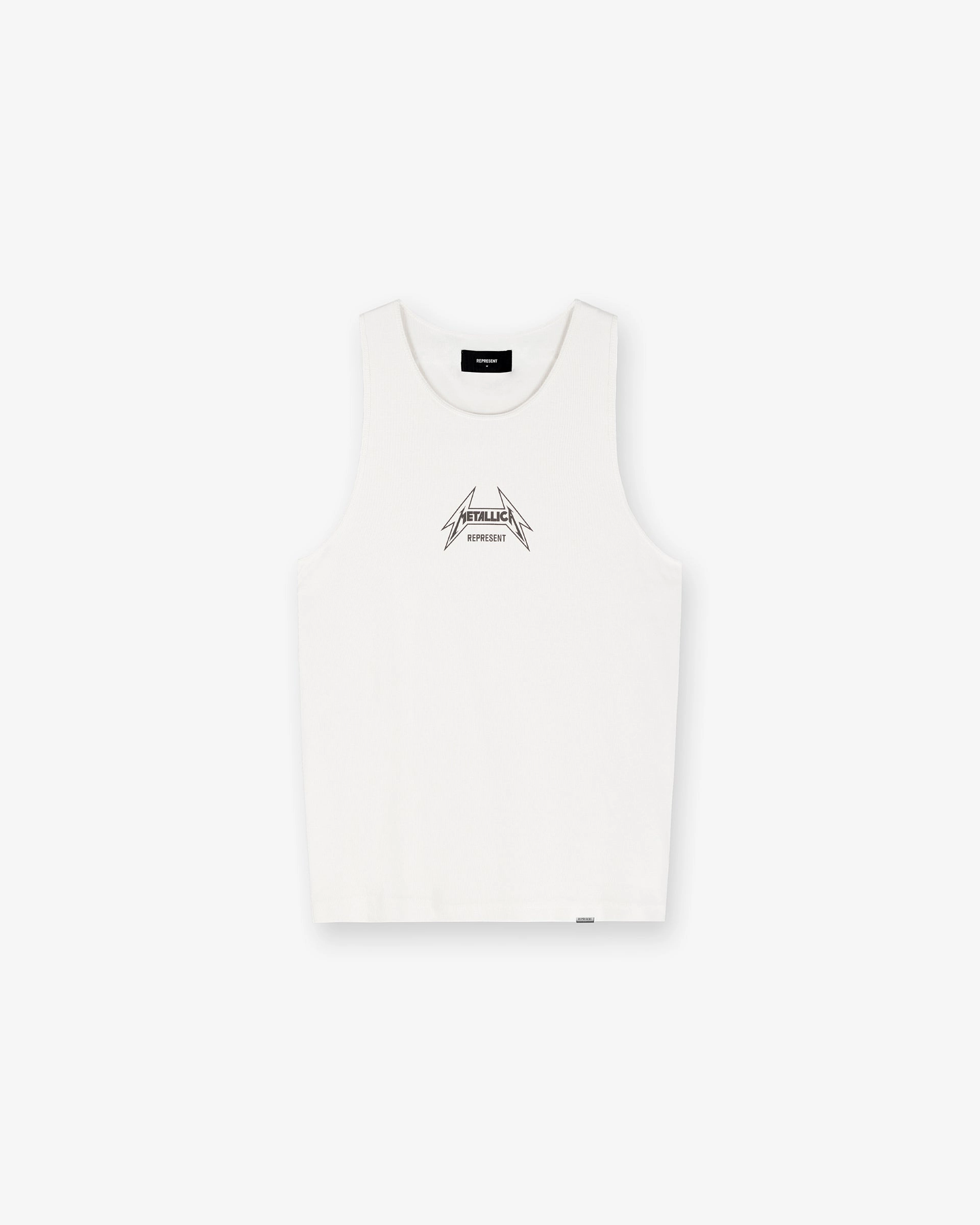 Thermal Regulation Layer Minimal Design Represent X Metallica Local Crew Vest - Flat White