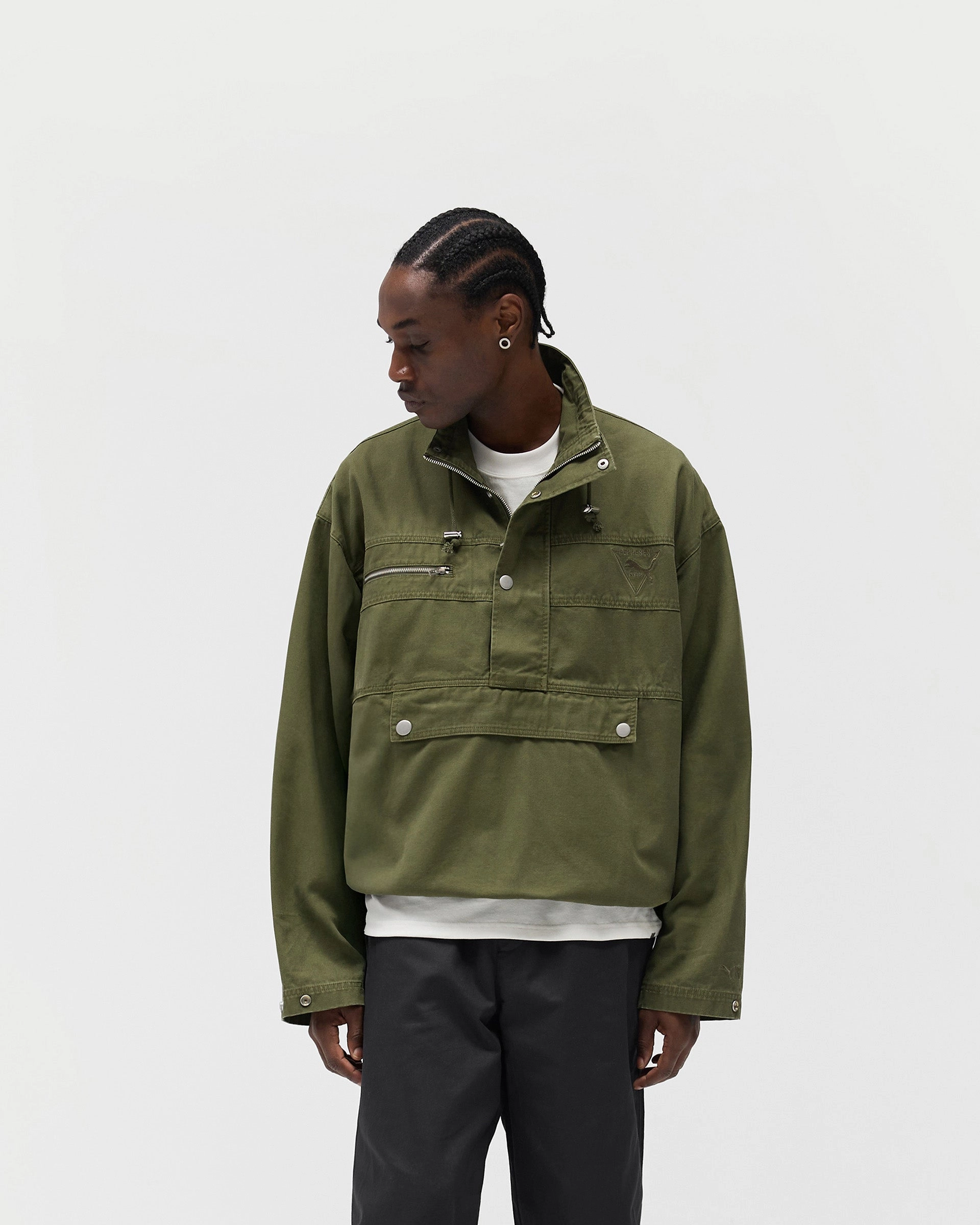 Represent X Puma Jacket - Night Pine Impact Absorbing Back Panels