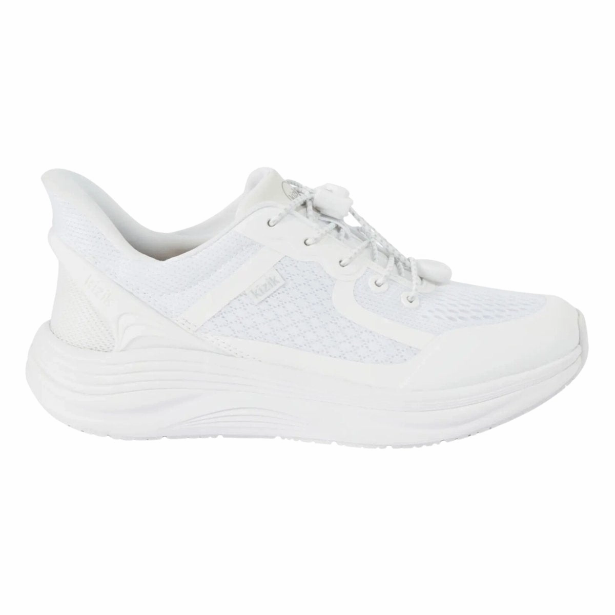 Kizik Women's London White Mesh Low Profile Silhouette