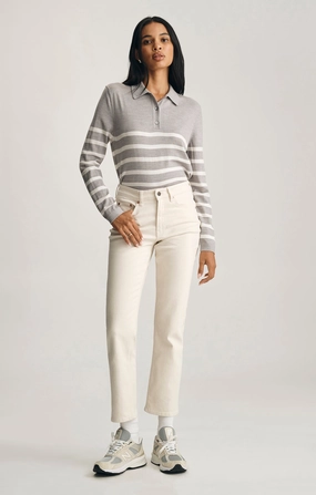 NEW YORK STRAIGHT LEG IN BEIGE CLASSIC BLUE Smart Tailoring