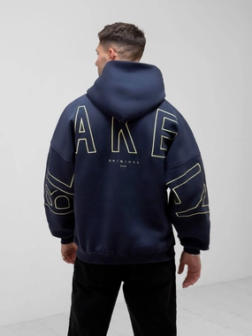 Embroidered Idris Oversized Hoodie - Yellow Casual Flex Chill Fit Design