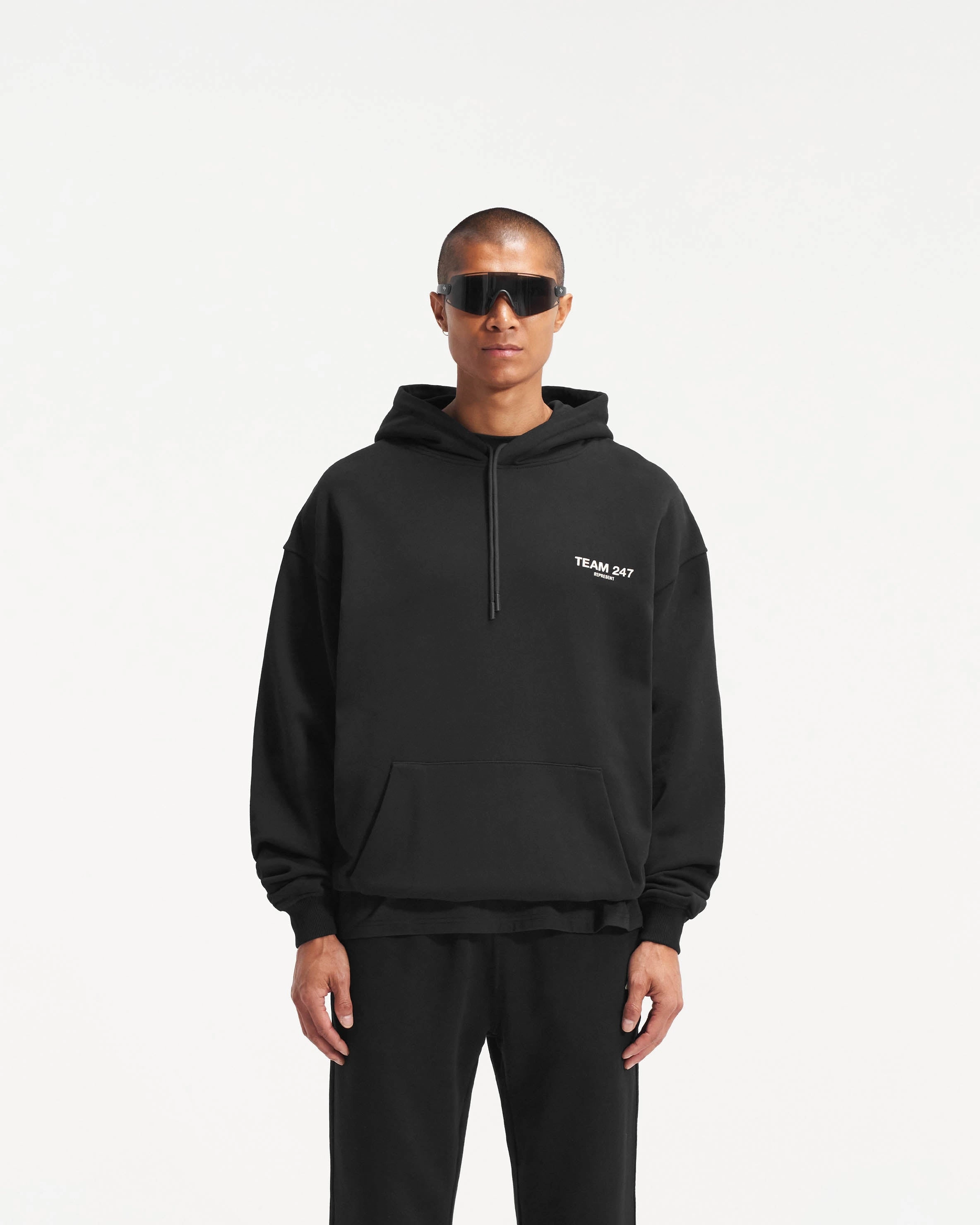 Caribou like Team 247 Oversized Hoodie - Black