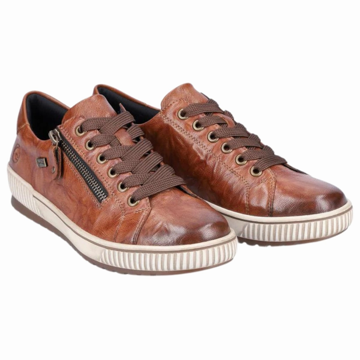 Rieker Women's D0700-22 Maditta Brown Waterproof Daily Go-To Dual Material