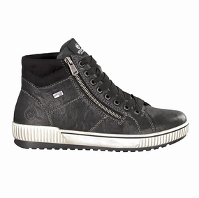 Flexible Fabric Clean Structure Rieker Women's D0772-01 Black Waterproof