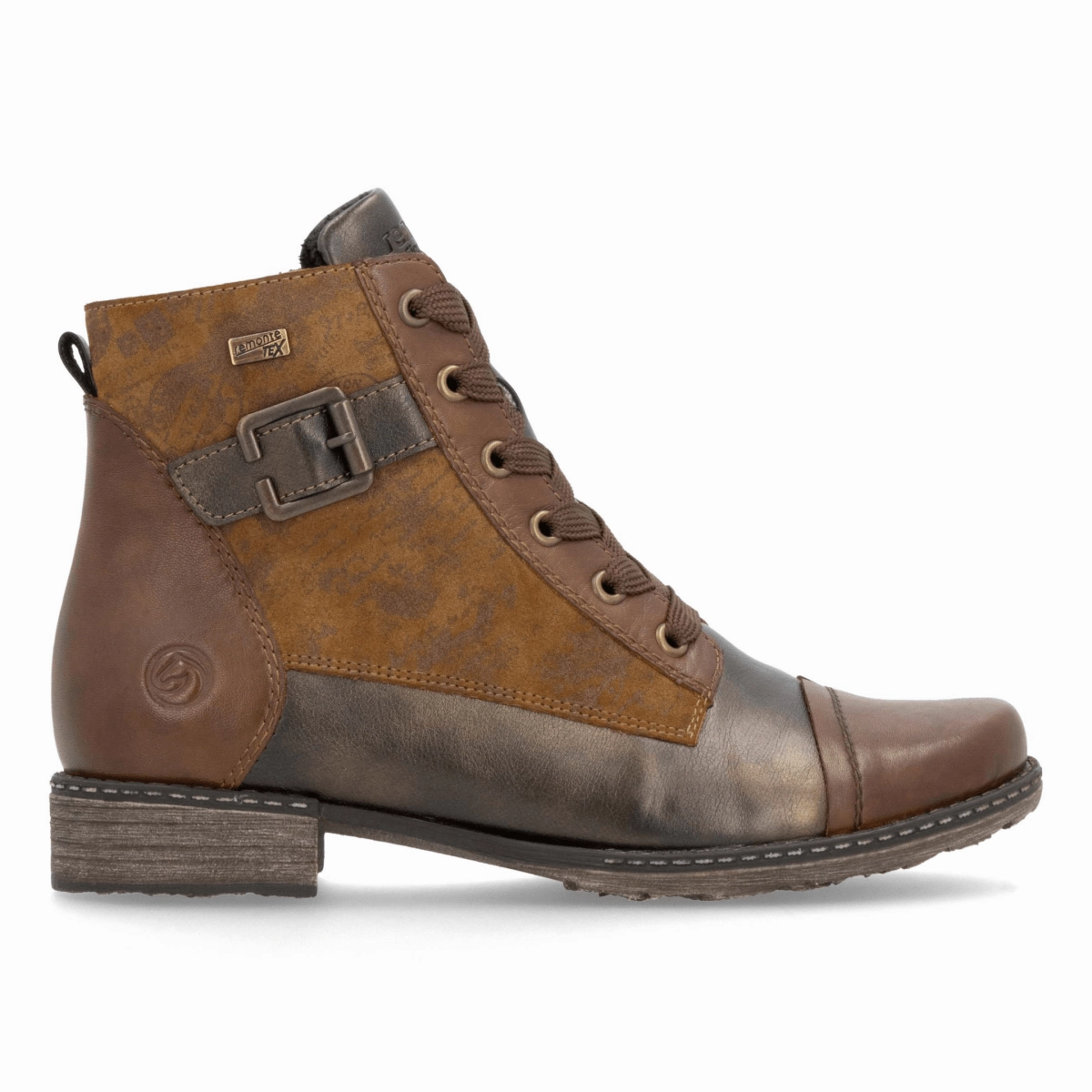 Rieker Women's D4381-24 Chandra Chestnut/Antique/Deer/Dark Copper Easy Fit Hiking Essential