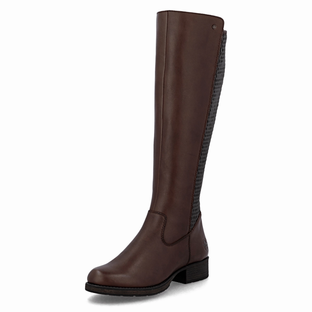 Rieker Women's Z9591-27 Faith Ebony Leather Functional Footwear