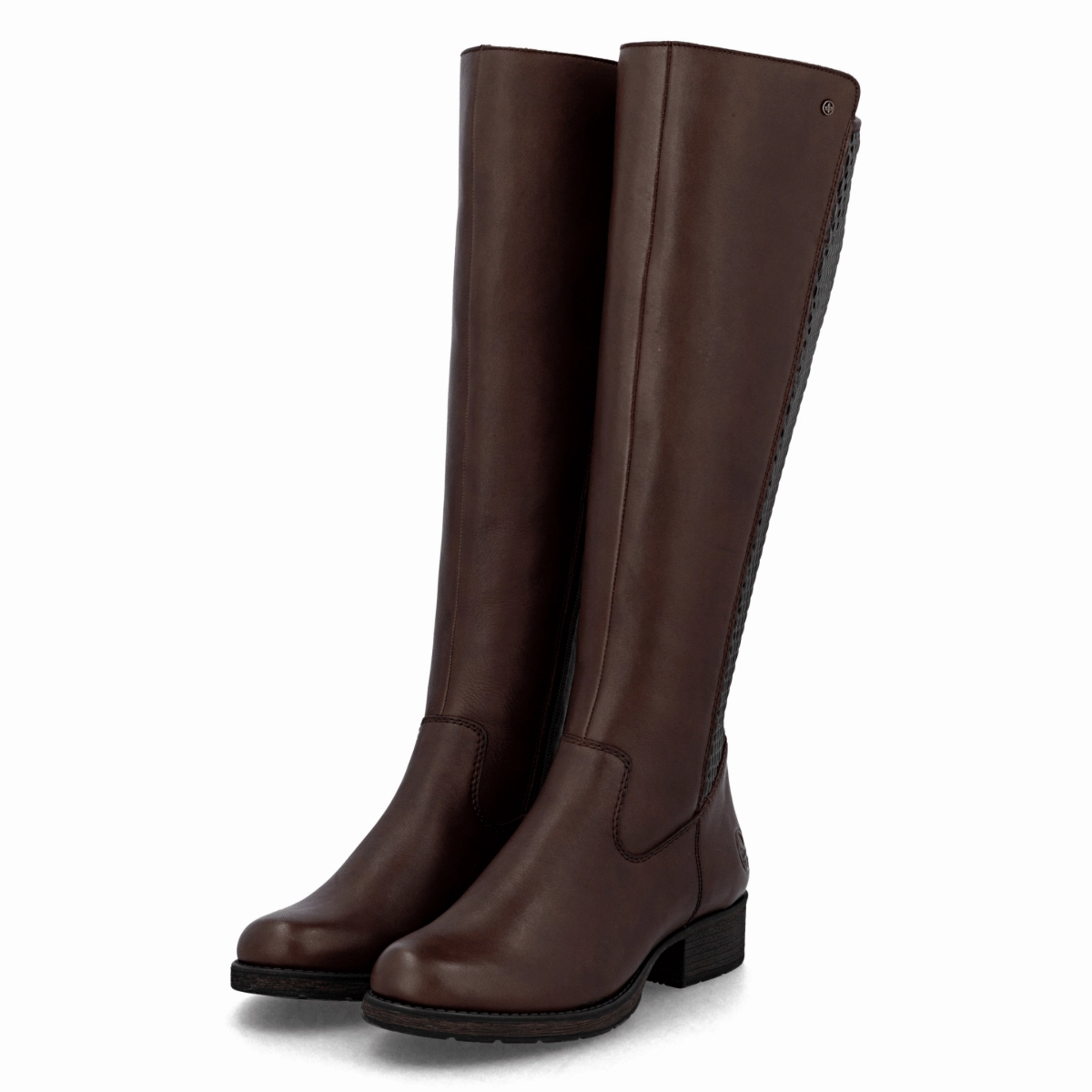 Stable Support Rough Terrain Active Use Rieker Women's Z9591-27 Faith Ebony Leather