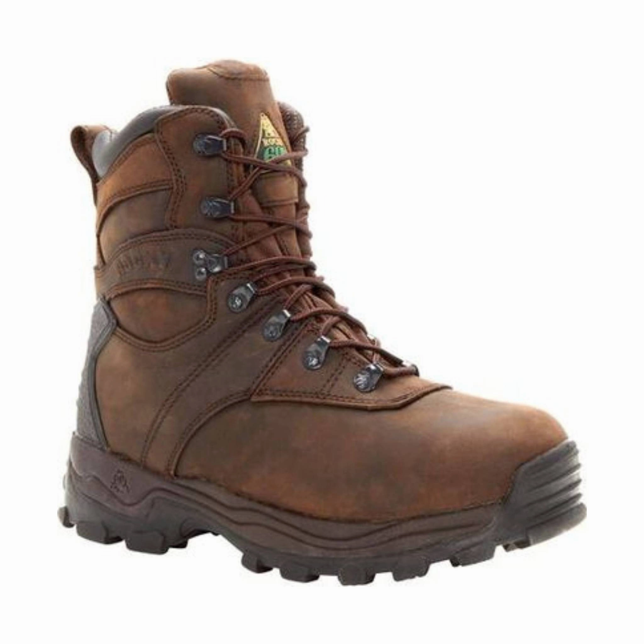 Rocky Men's Sport Utility 8 Inch Insulated Waterproof Boot - Brown Ready For Adventure Biker