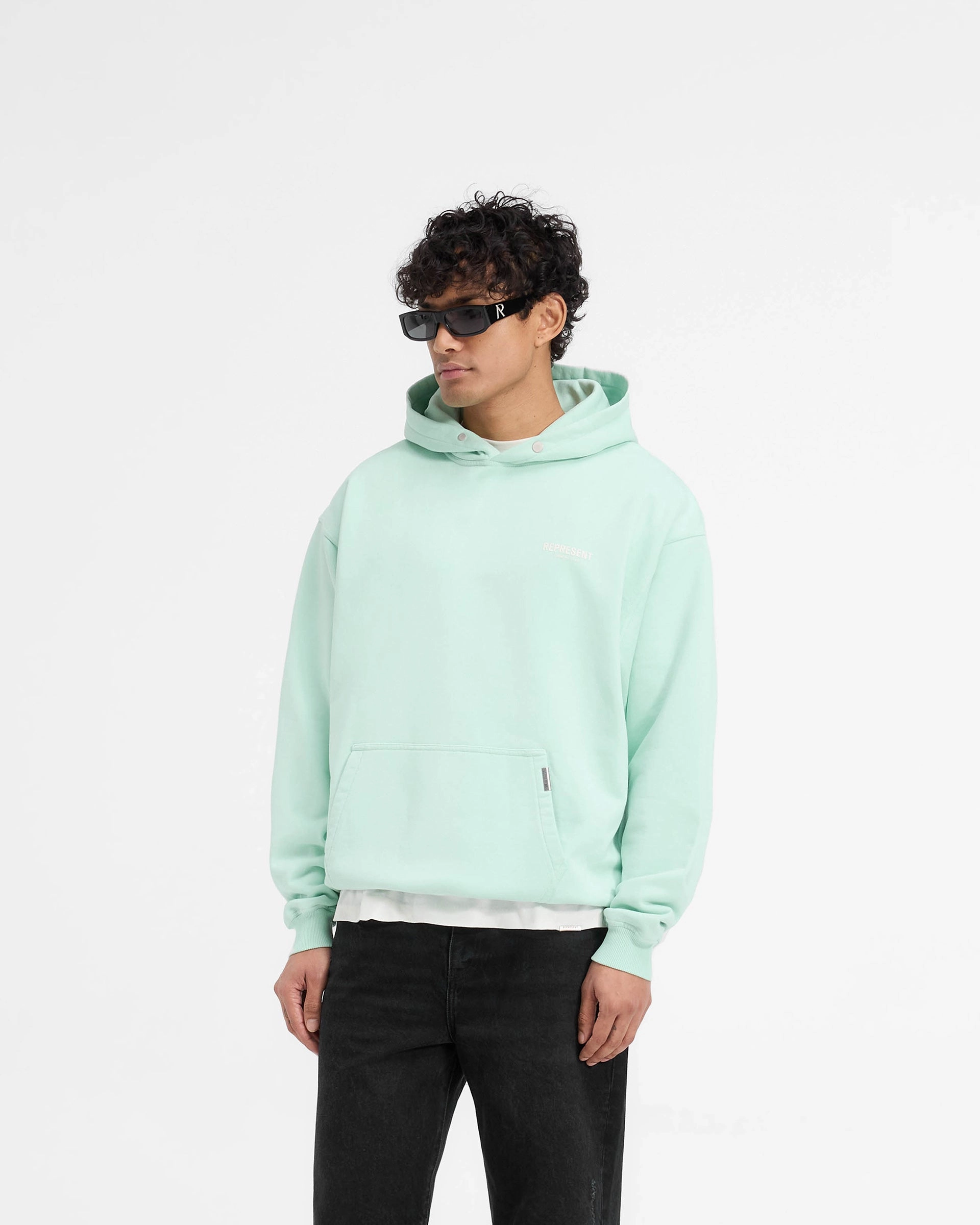 thermal fabric Represent Owners Club Hoodie - Pistachio