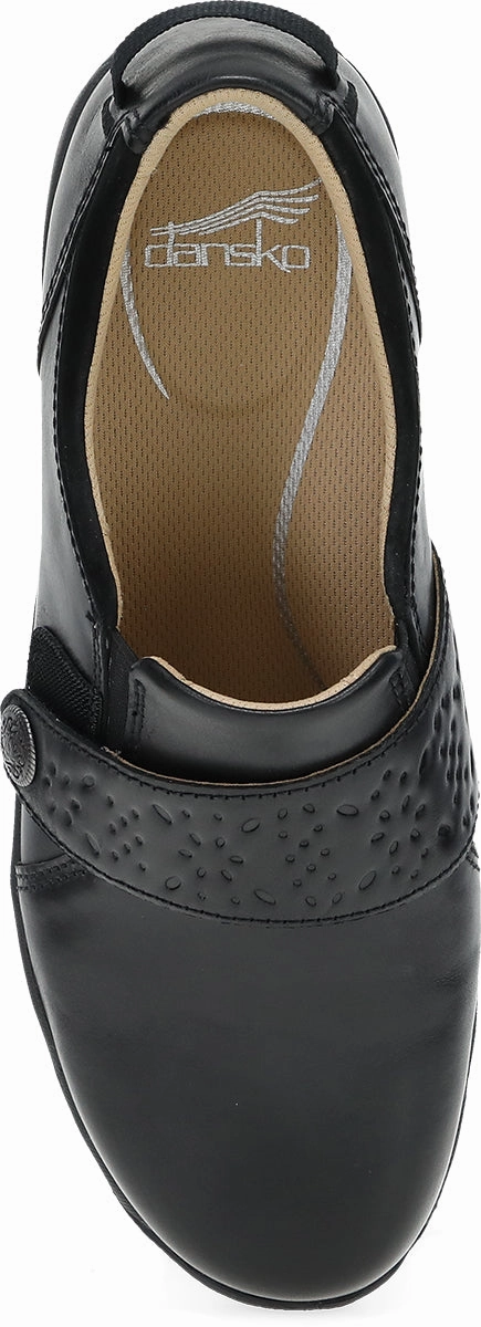 Plus Size Smart Tread Sallie Black Waxy Burnished