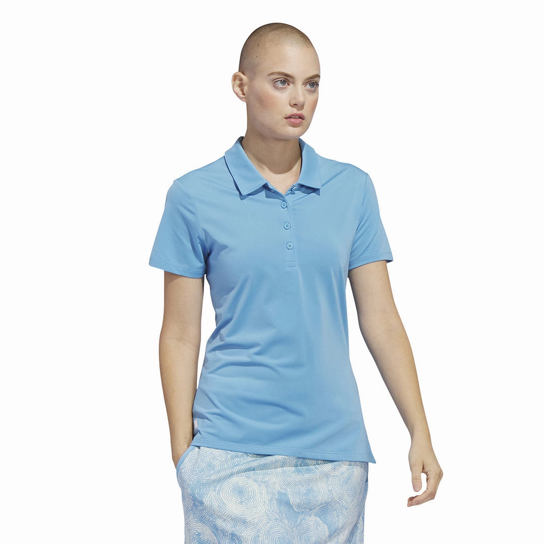 adidas - Women's Ultimate365 Solid Polo (IP4214) HiddenPockets AntiStaticFinish