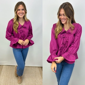 FlatlockStitching Microfiber Technology Fall Greeting Top