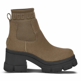 UGG Women's Brooklyn Chelsea Hickory Waterproof Stable Fit Brown Earth