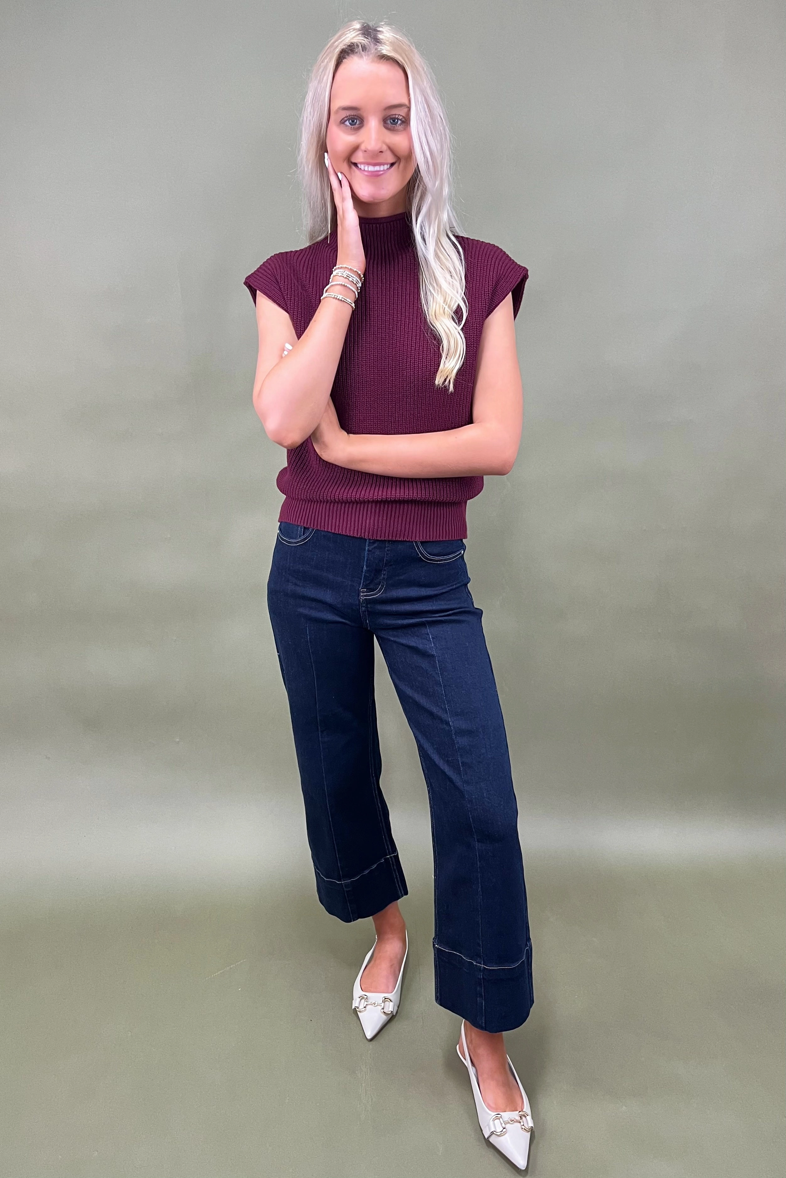 ThermalRegulating RelaxedSilhouette Sweater Weather Staple Vest *More Colors*