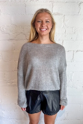 Odor Resistant Side Eye Oversized Sweater