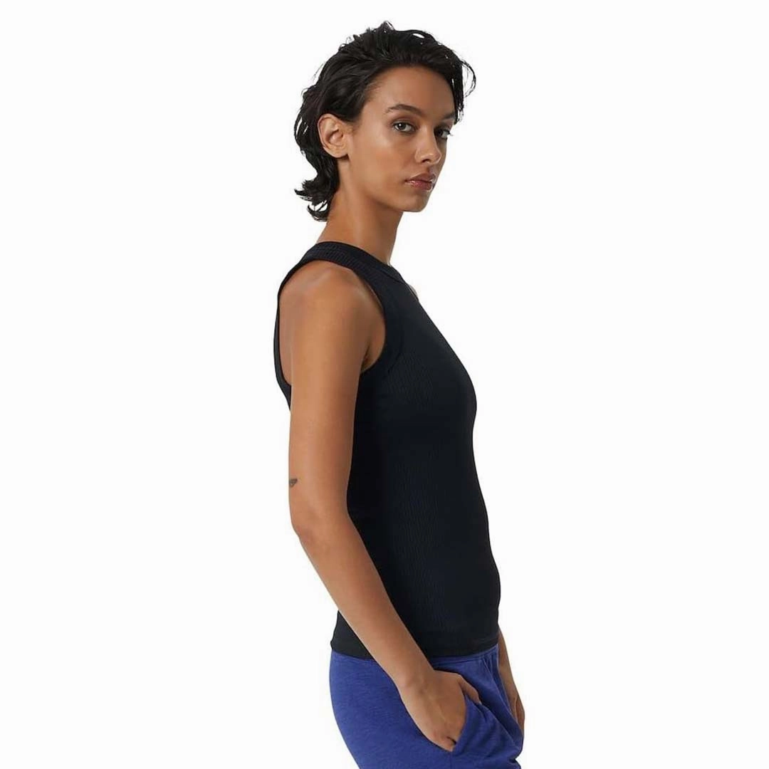 New Balance - Women's Perfect Rib Tank Top (WT21108 BK) Travel Wardrobe