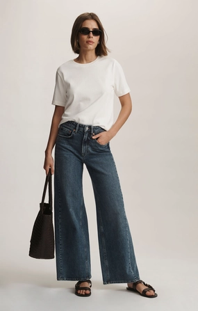 Balanced Wardrobe SIENA WIDE LEG IN DARK USED CLASSIC BLUE