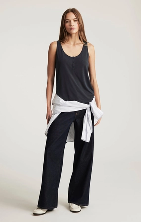 SIENA WIDE LEG IN RINSE CLASSIC DENIM Natural Fit Urban Style