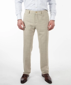 Signature Bi-Stretch Performance Linen 5-Pocket Pants Belt loops Movement Ready Fit