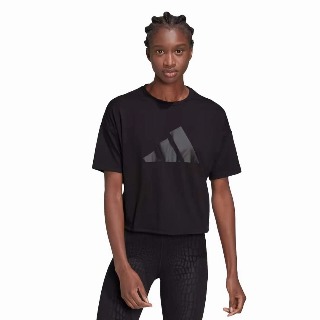 Water Resistant Coat adidas - Women's Train Icons 3 Bar Logo T-Shirt (HD8973)