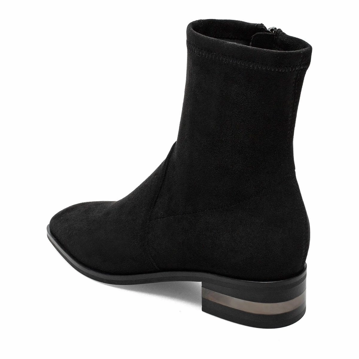 Silent D Women's Fuller Black Stretch Suede Outdoor Freedom Cold Proof