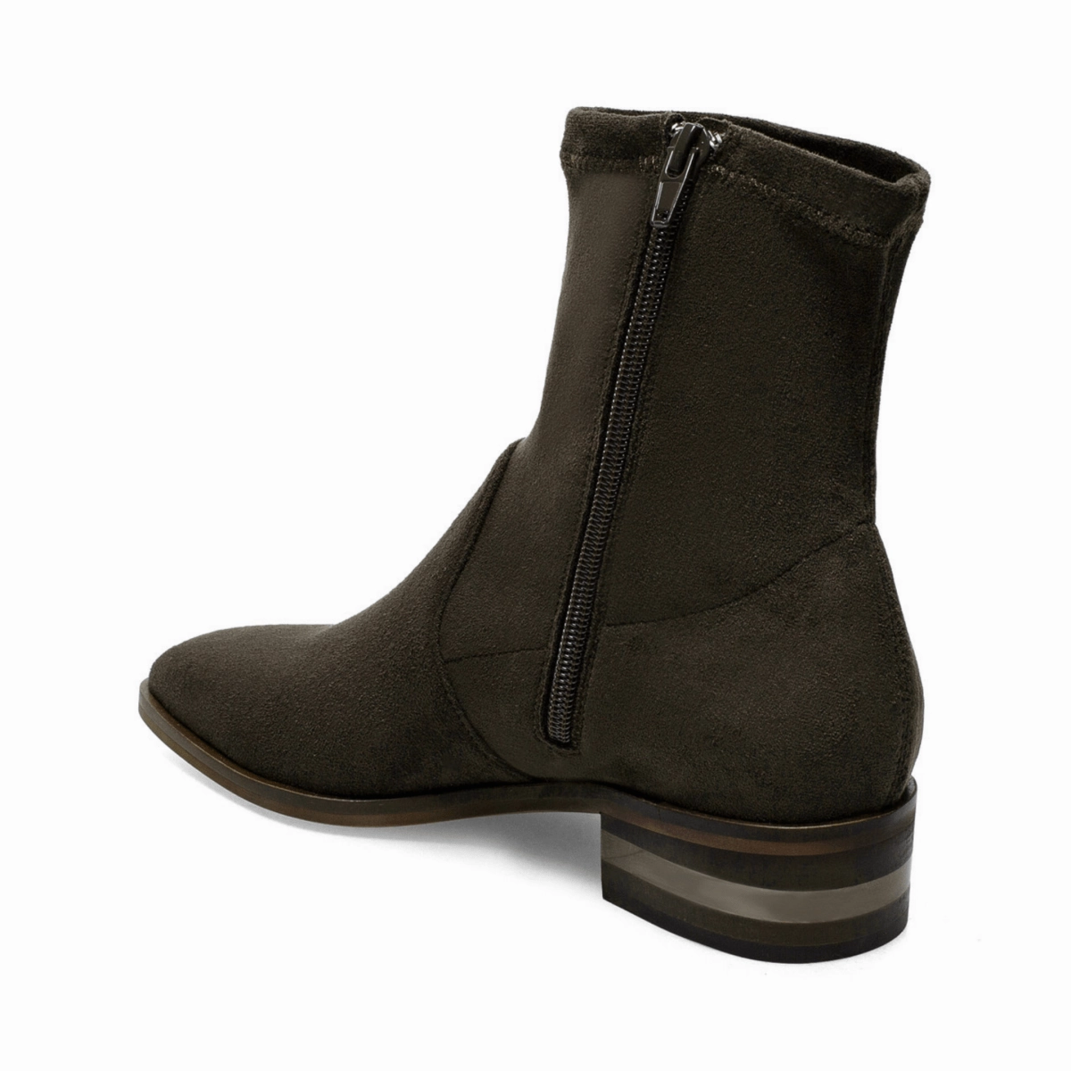 Silent D Women's Fuller Chocolate Suede Stretch Cushioned Fit Indie Core