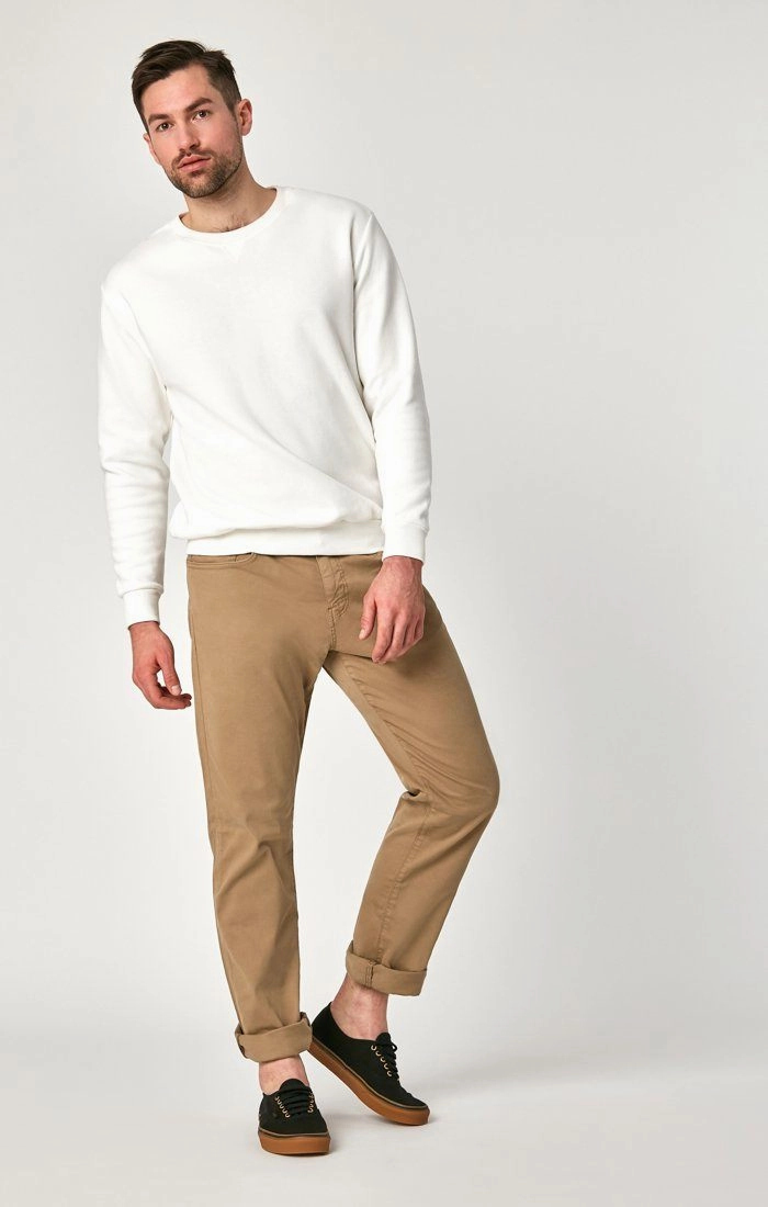 Formal Look MATT RELAXED STRAIGHT LEG IN BRITISH KHAKI TWILL