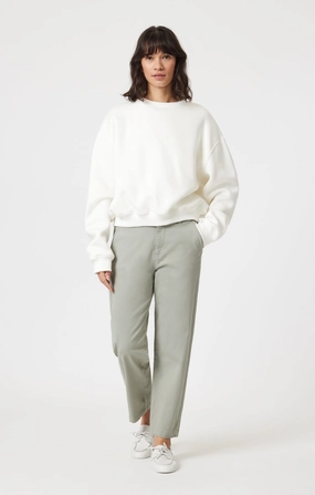 Performance Wear SoftCottonBlend LAUREN STRAIGHT CHINO IN LINT CASUAL TWILL