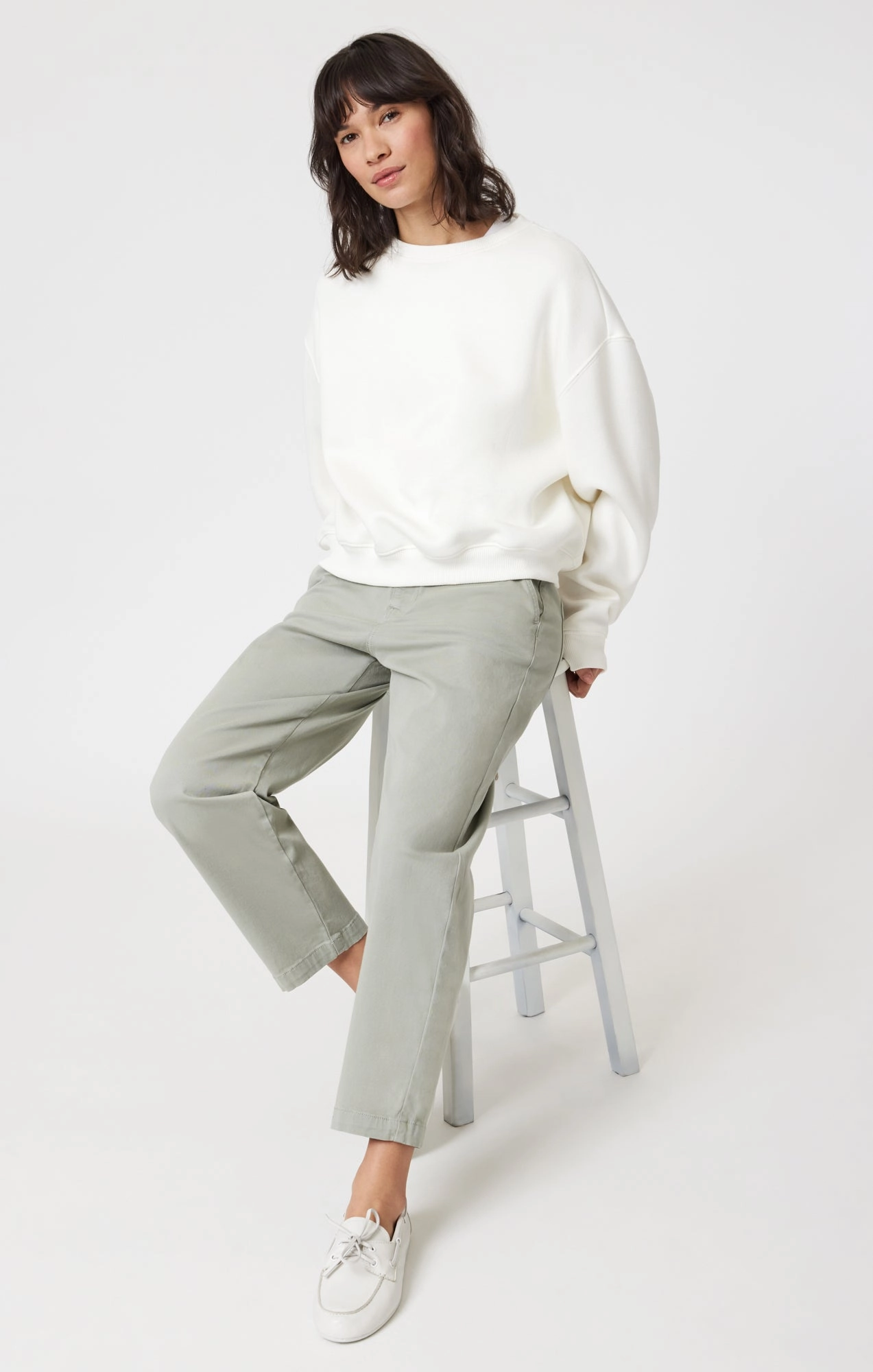 LAUREN STRAIGHT CHINO IN LINT CASUAL TWILL EasyCareFabric BreathableFabric