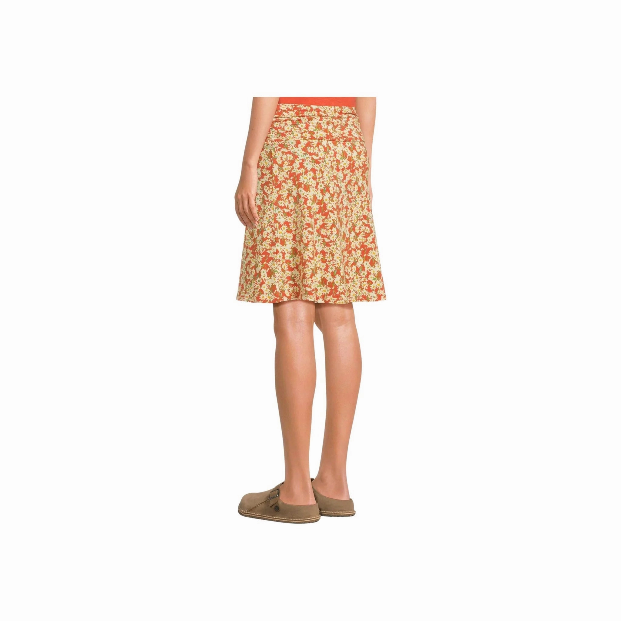 Toad & Co Women's Chaka Skirt - Mango Daisy Field Lightweight Lining Outfit Lookbook