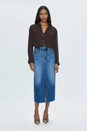 Alice Midi Skirt - Fairfax Odor control Texture Focus