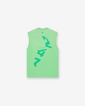 247 Motion Oversized Tank - Speed Green Minimalistic Wear