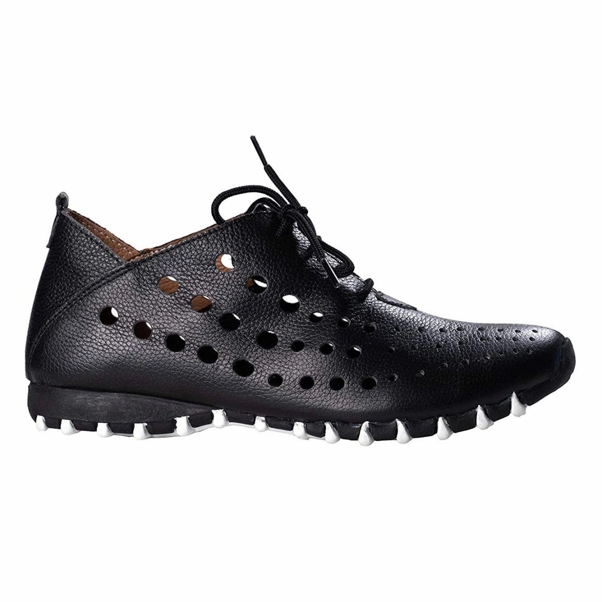 Perfect Fit Sculpted Design Litfoot Women's Oxford LF9010 Black Leather