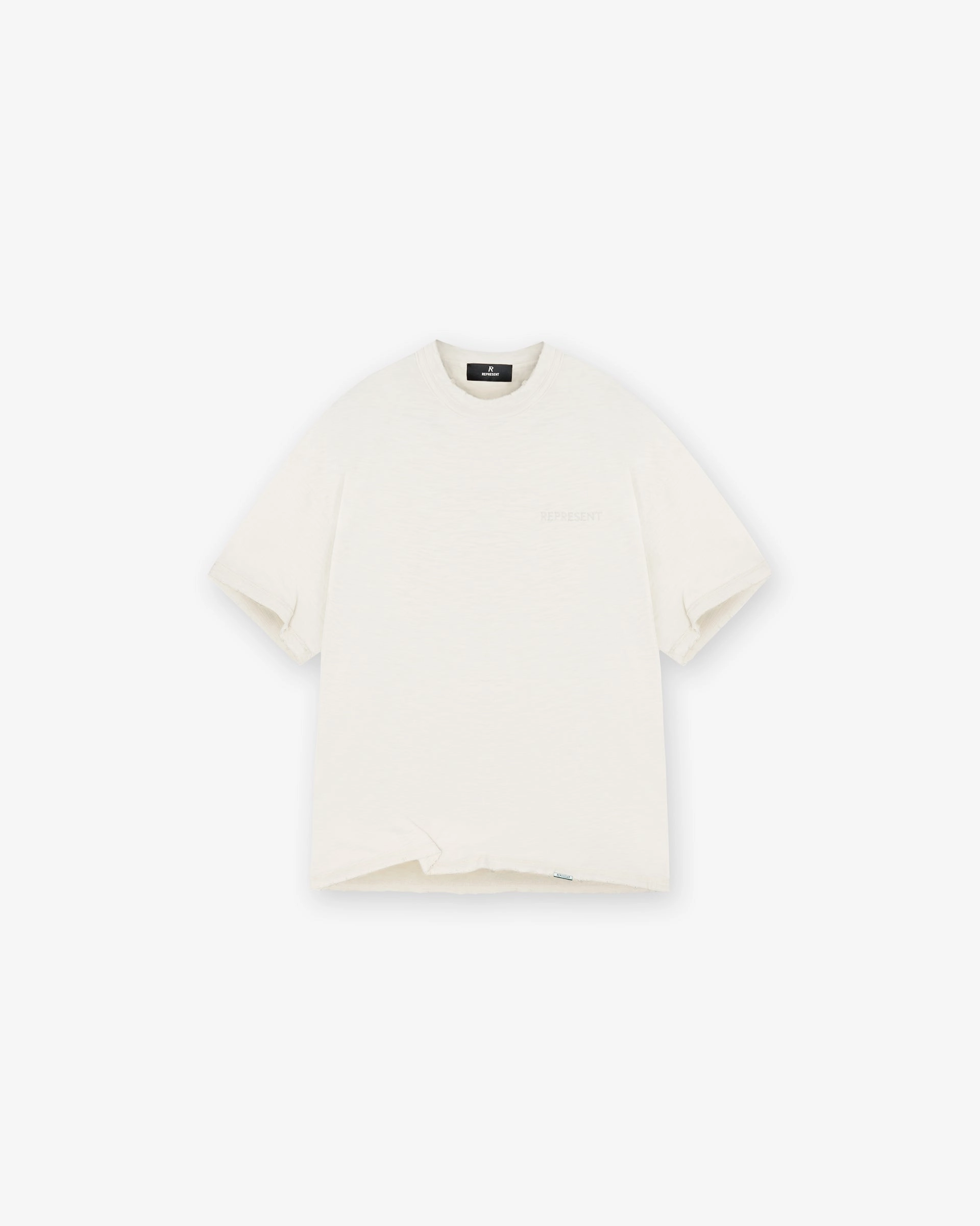 Slub T-Shirt - Flat White Sporty essentials Casual Flex