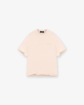 Neutral Color Unisex style Slub T-Shirt - Washed Coral