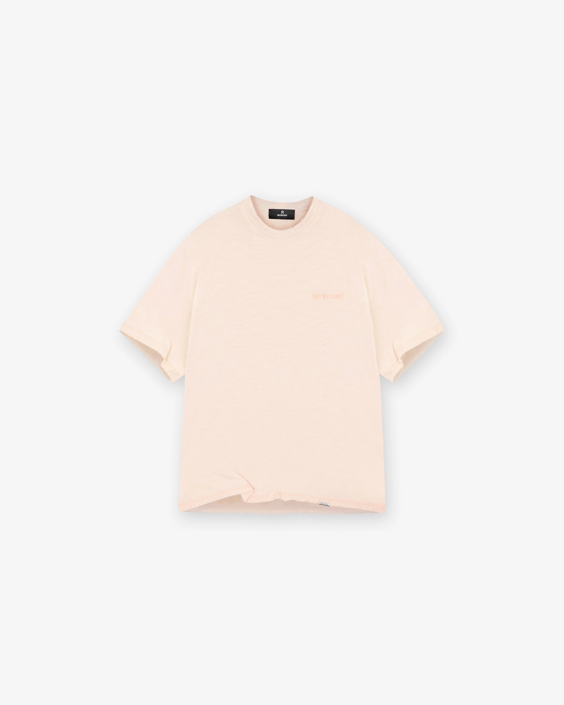 Neutral Color Unisex style Slub T-Shirt - Washed Coral