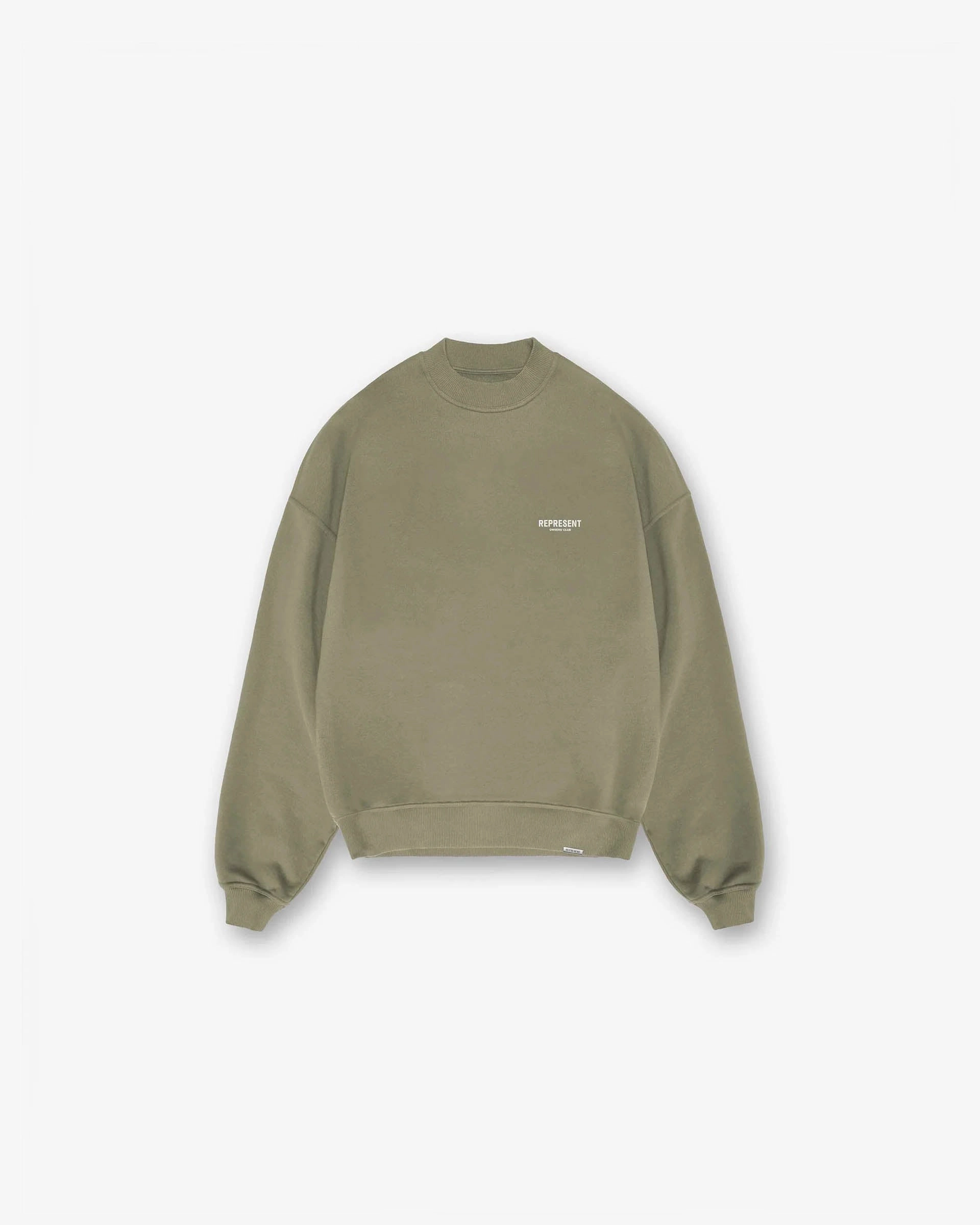 NonRestrictive Cuff Represent Owners Club Sweater - Olive
