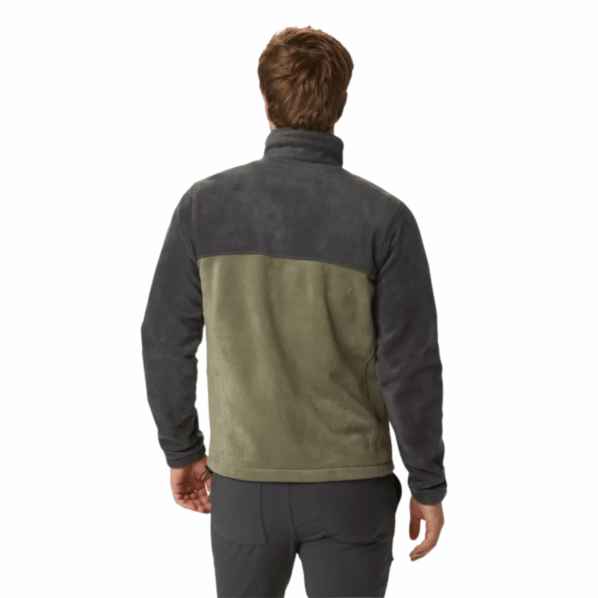 Street Basics Streetwear Fan Minimalist Style Smart Form Columbia Men's Steens Mountain Full Zip 2.0 - Shark/Stone Green