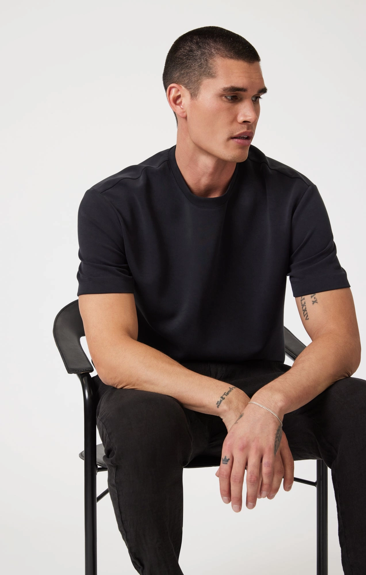 LowProfileStitching Simple Comfort DRAWSTRING LINEN PANTS IN BLACK