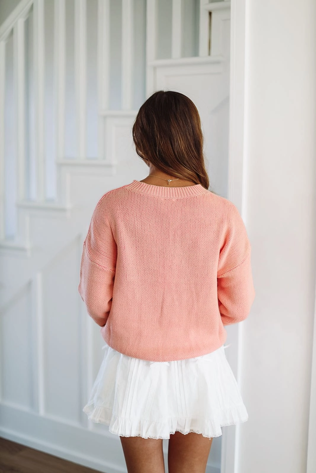 What's New Sweater - Pink MidweightKnit