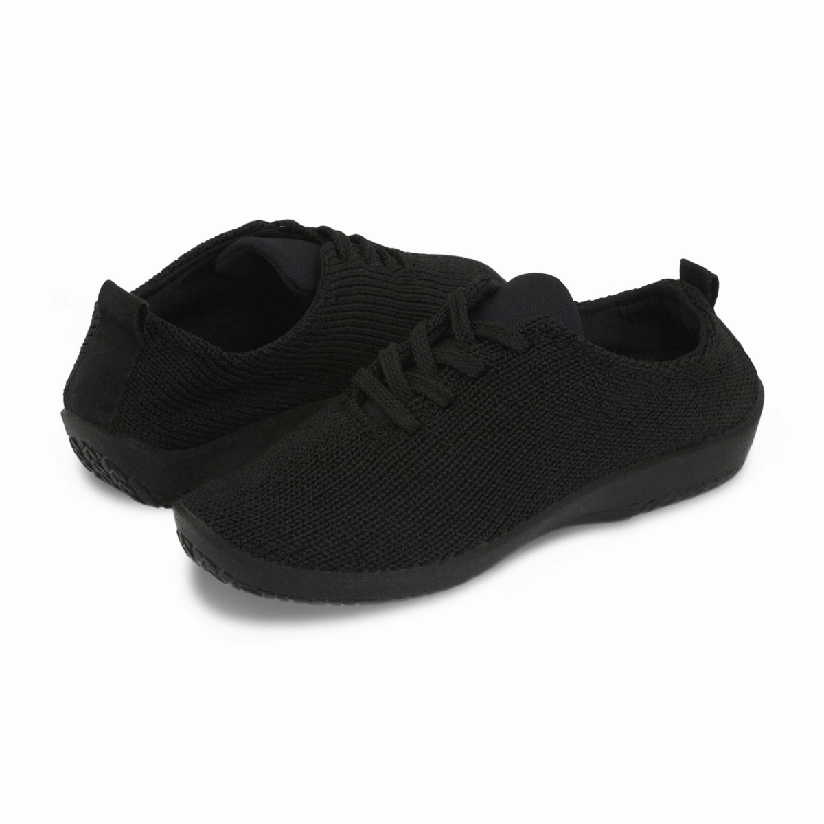 Padded shock absorption Arcopedico Women's LS Oxford Black Fabric