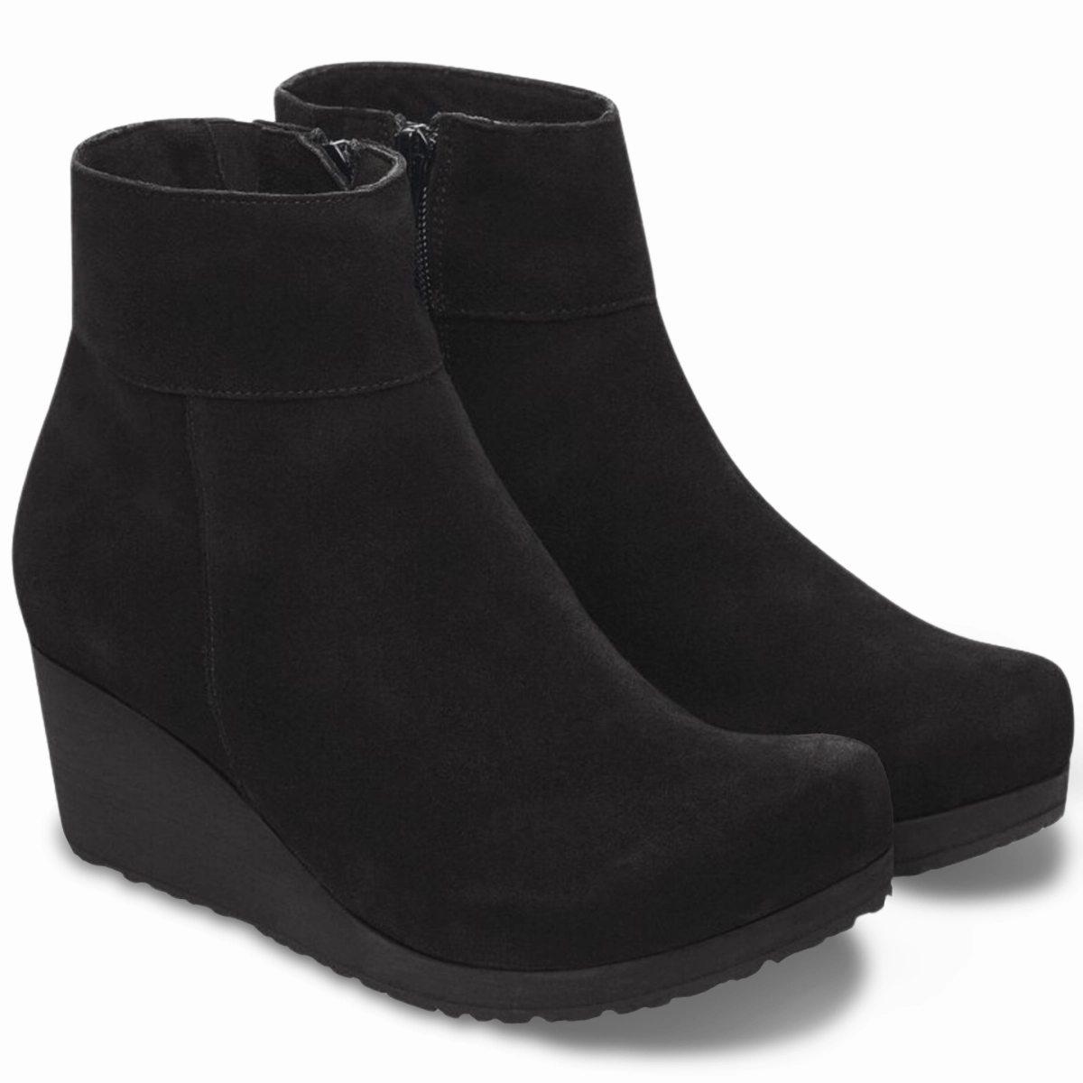 Birkenstock Women's Ebba Black Suede Pull-on style Breathable Comfort Seeker