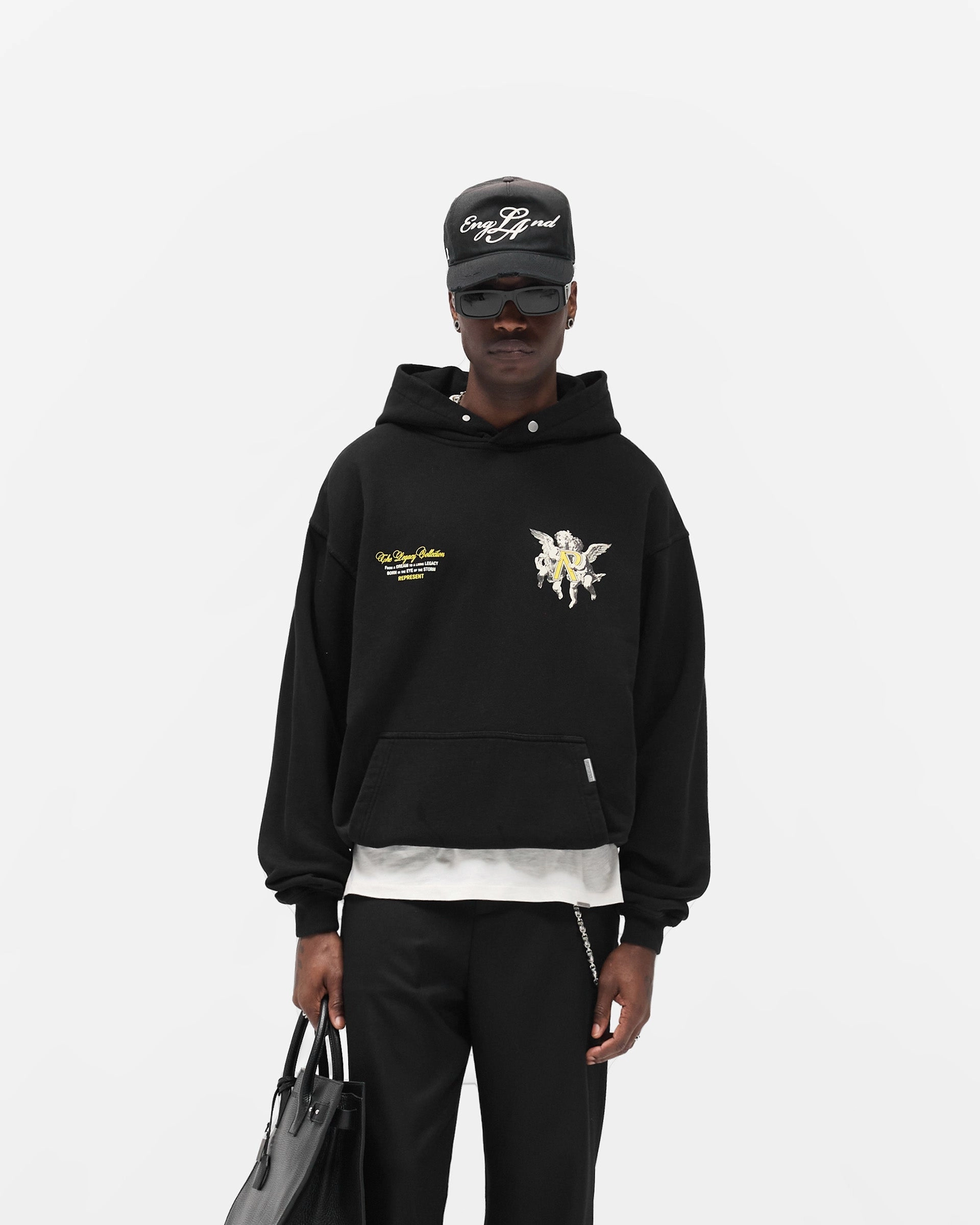Legacy Cherubs Hoodie - Jet Black Walrus like