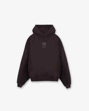 247 Uprising Oversized Hoodie - Chocolate Hunting wear