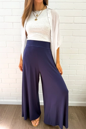 Reinforced Stress Points Wide Leg Bella Pants